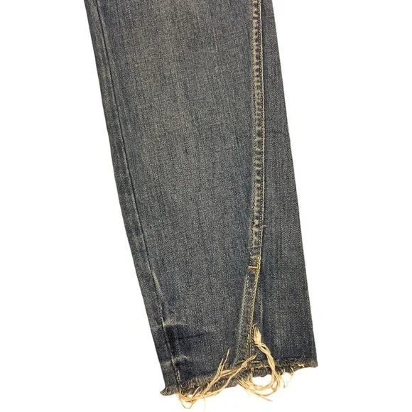 AMO twist with fray skinny mid rise jeans - Picture 4 of 6